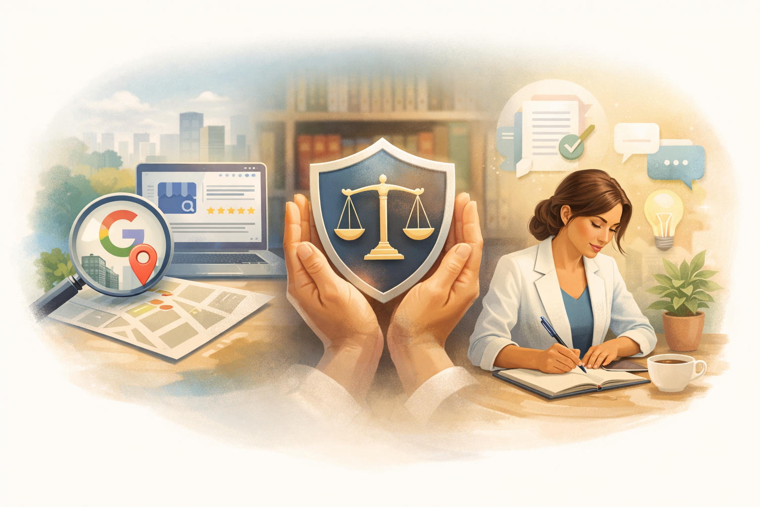 Consultante seo local 06, respect des règles déontologiques, pour médecins, avocats, thérapeutes